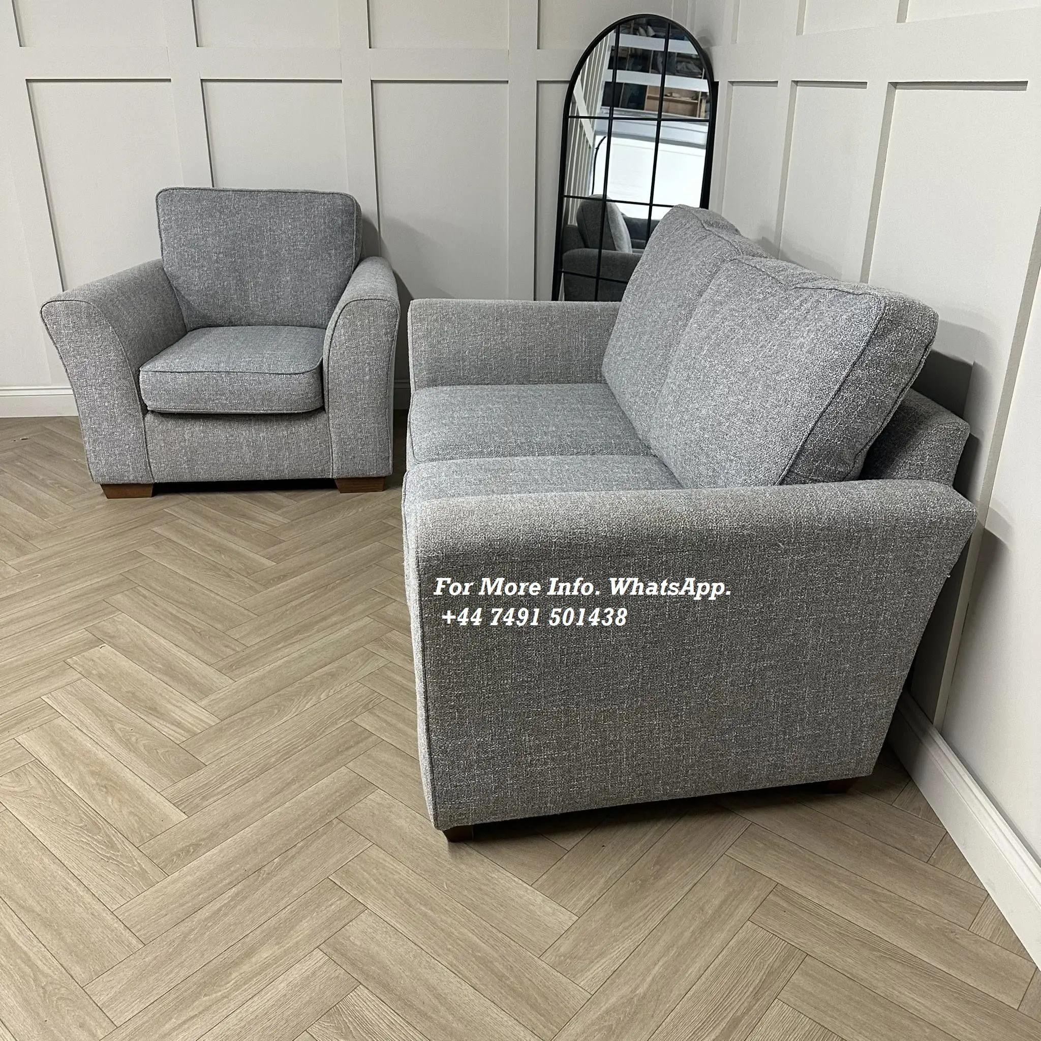 Lincoln” 2 seater & armchair set for sale