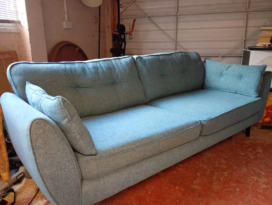 French connection zinc sofa 4 seater