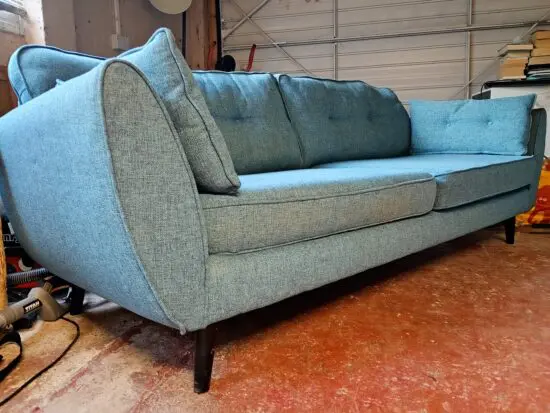 French connection zinc sofa 4 seater