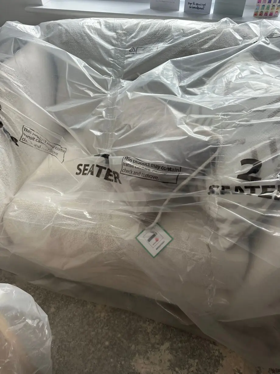 DFS Cream Cuddler Chair