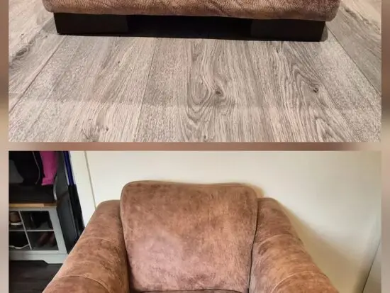 Sofology chair and storage footstool