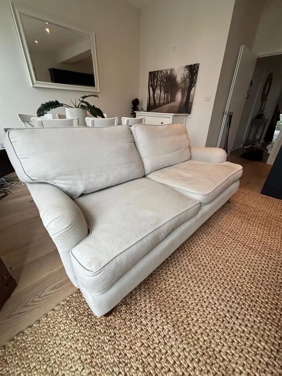 Sofa.com - Bluebell 3 Seat Sofa in Taupe Brushed Linen Cotton