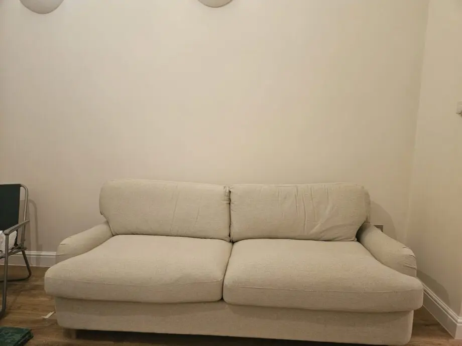 Daals Daphnis Oatmeal Fabric Large 3-Seater Sofa Bed – £600 (RRP £1,000)