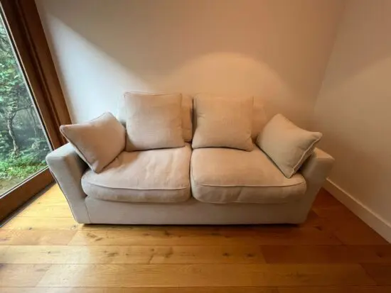 Timothy Oulton Designer Sofa, Beige/Cream, 2.5 Seater