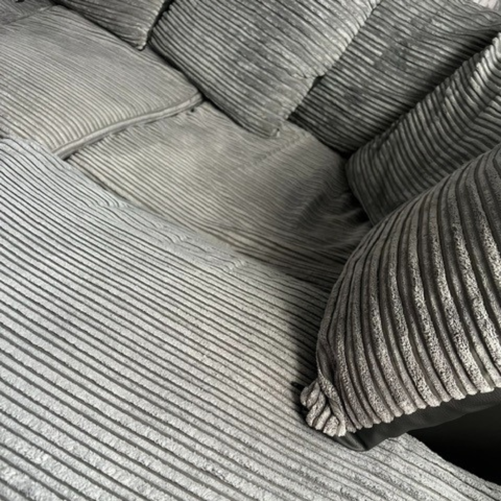 Grey Corner sofa L/H