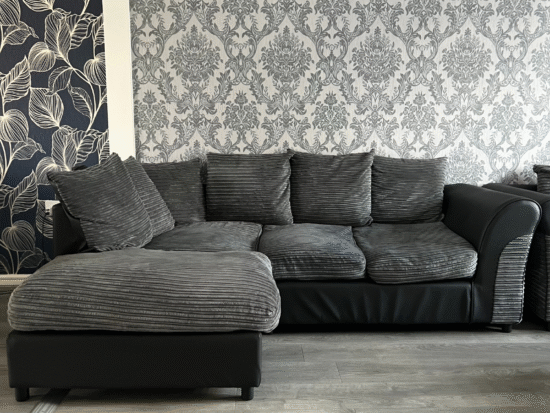 Grey Corner sofa L/H