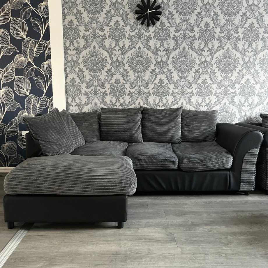 Grey Corner sofa L/H