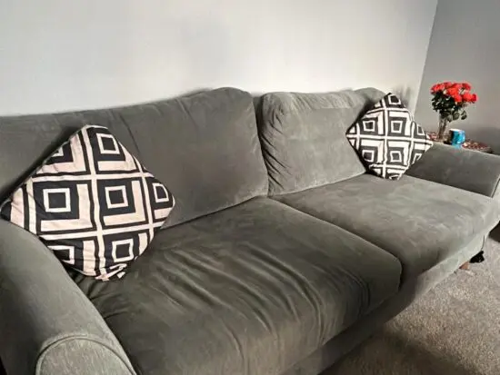 Milner 4 seater sofa in granite fabric