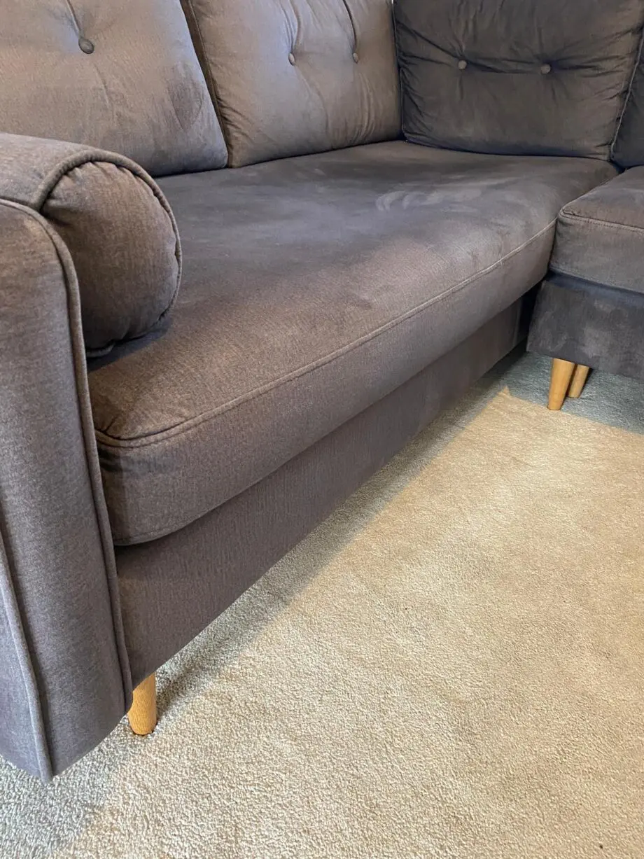 Grey Wayfair corner sofa bed