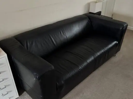 IKEA leather sofa