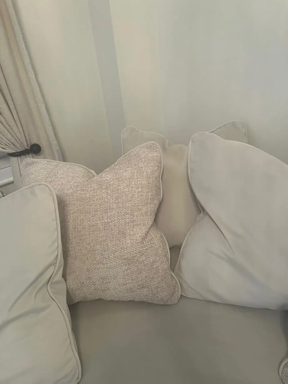 DFS cream corner sofa