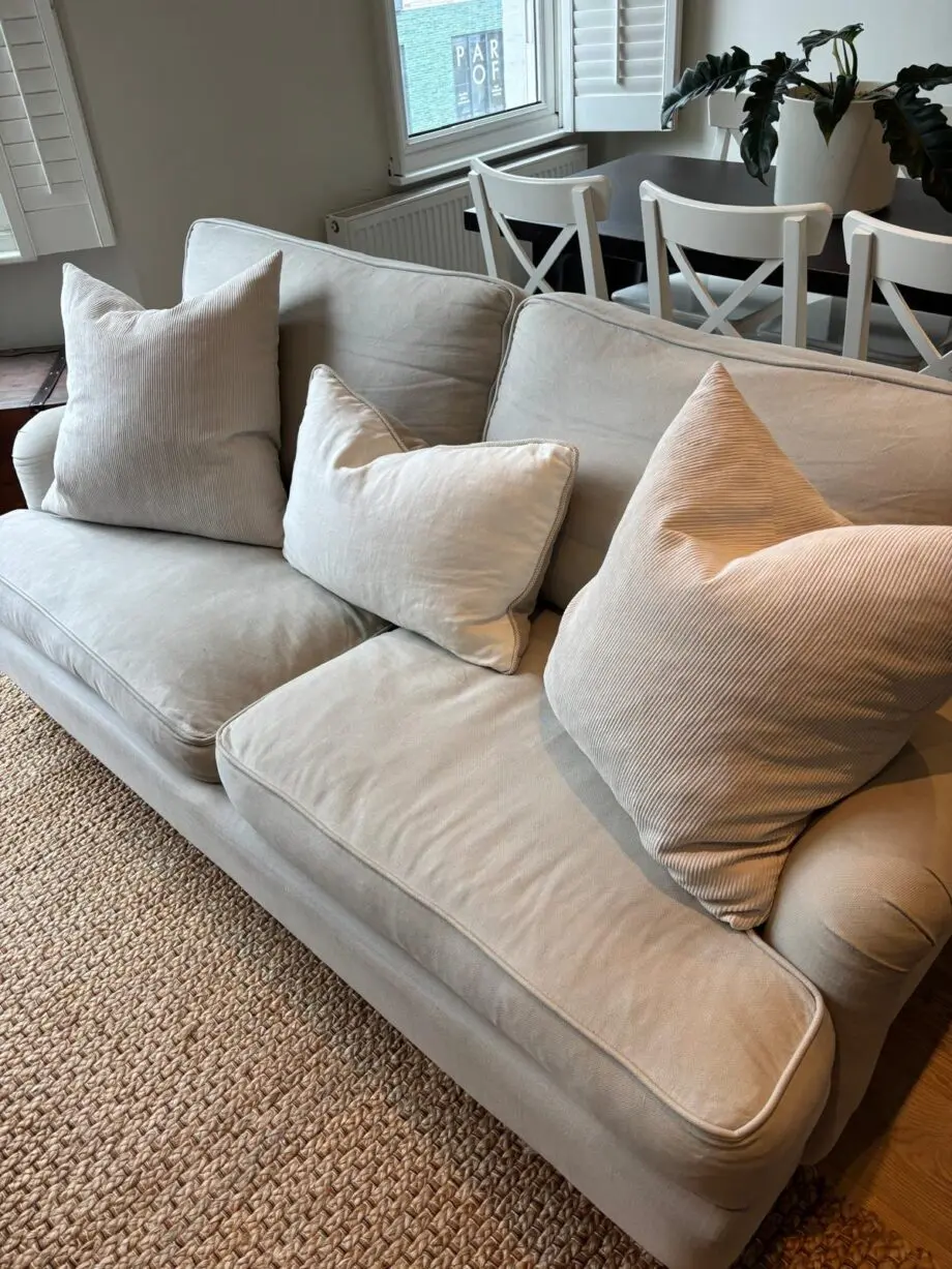 Sofa.com - Bluebell 3 Seat Sofa in Taupe Brushed Linen Cotton
