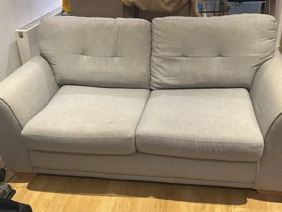 DFS grey sofa bed and single sofa