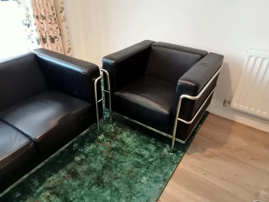 Black Leather Armchair