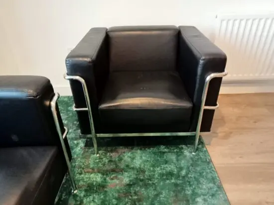 Black Leather Armchair