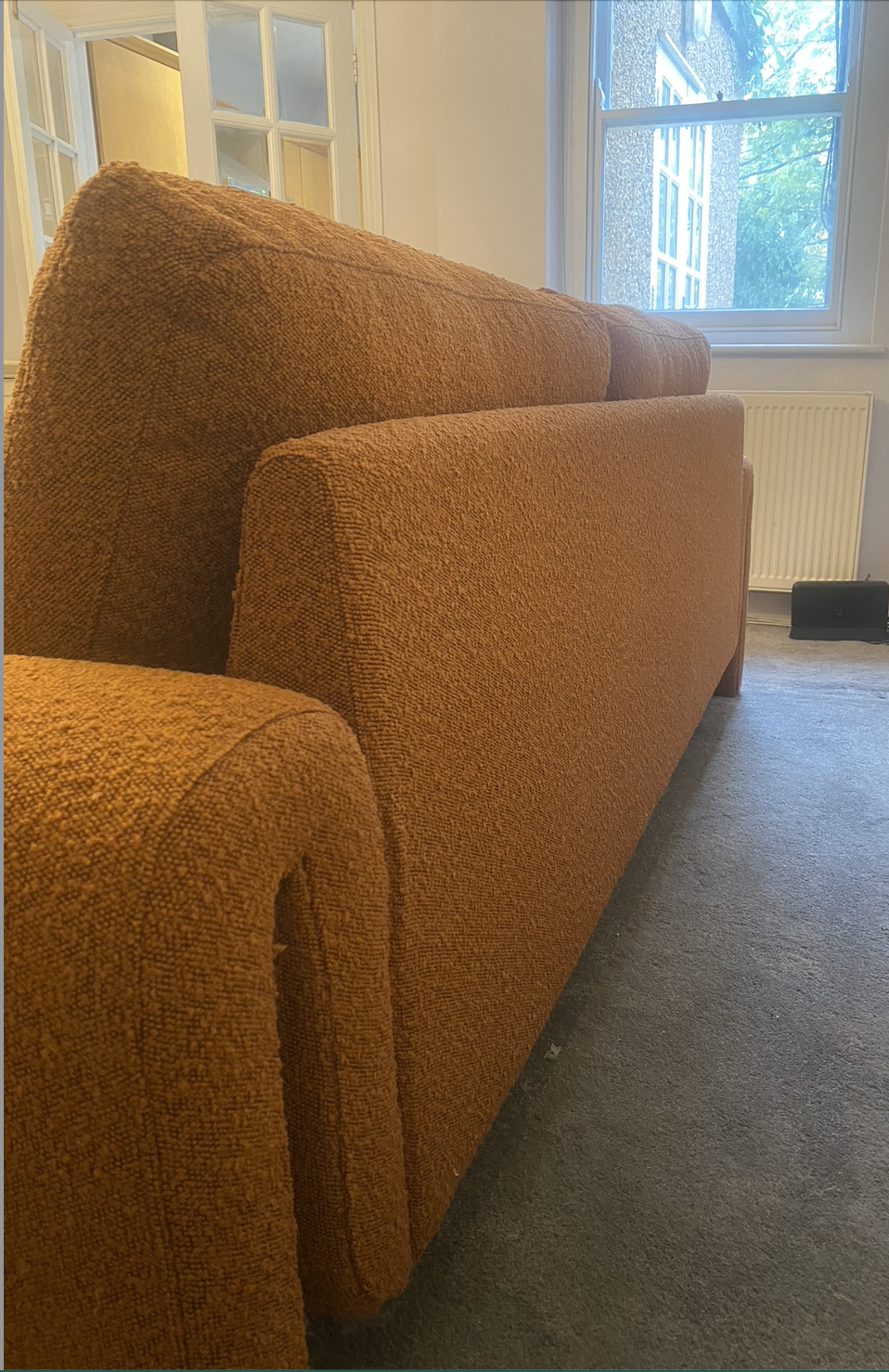 Homesense/TK Maxx Rust Brown Boucle 2-Seater Sofa