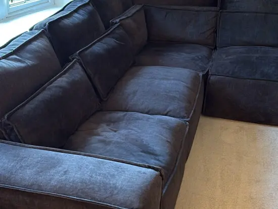 Black Sofa Club Corner Sofa Like New