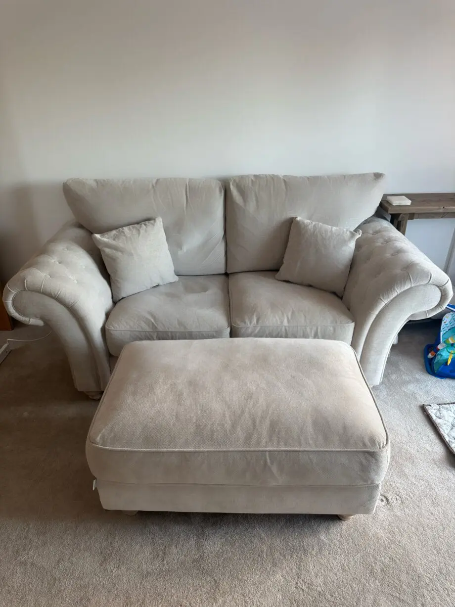 sofa club 2 seater sofa, natural colour