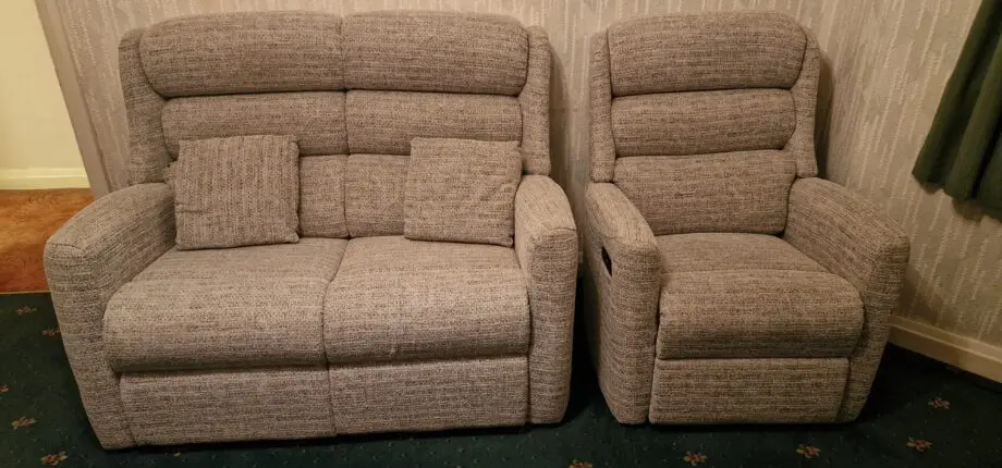 3-seater grey sofa