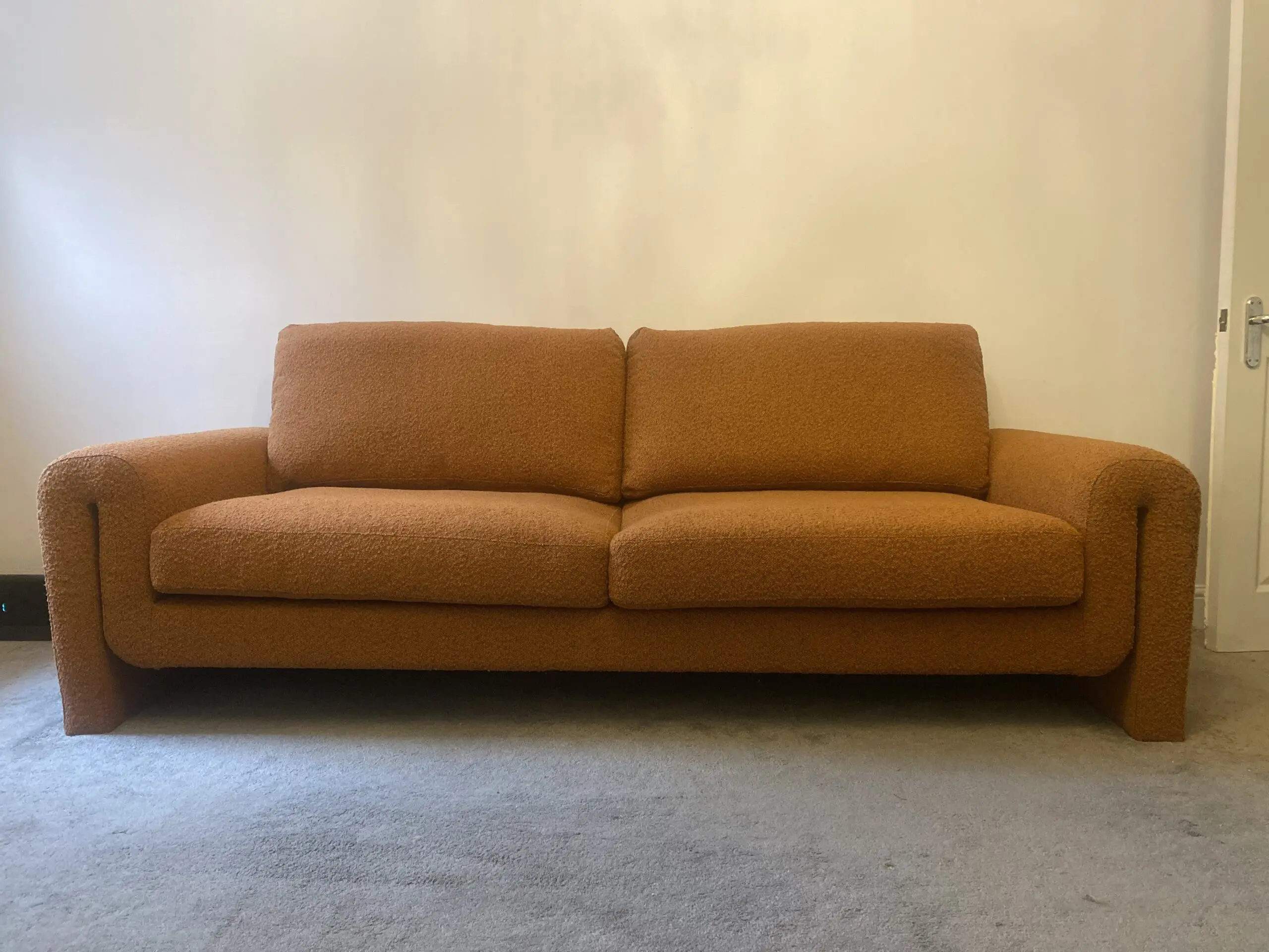 Homesense/TK Maxx Rust Brown Boucle 2-Seater Sofa