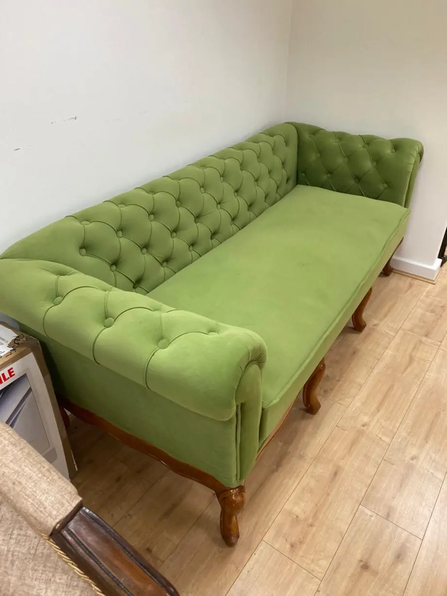 Stunning Teakwood Handcarved 3 seater sofa