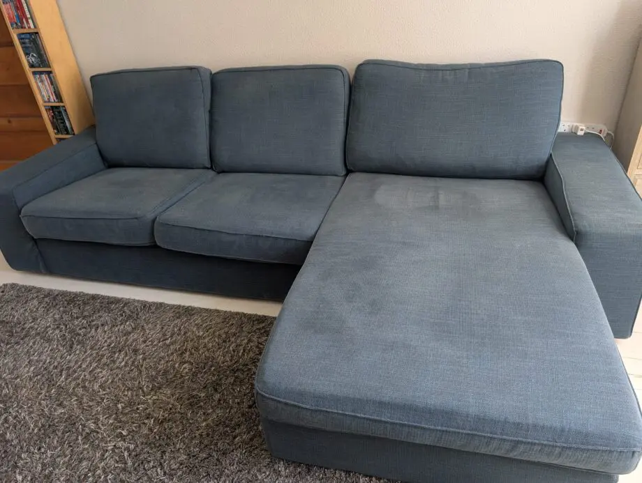 IKEA KIVIK 3-Seat sofa with chaise long in excellent condition
