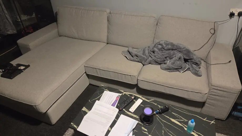 Ikea grey kivik sofa