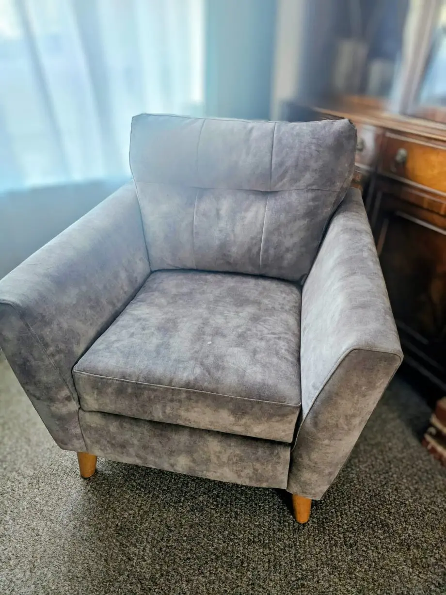 DFS recliner armchair in colour espresso
