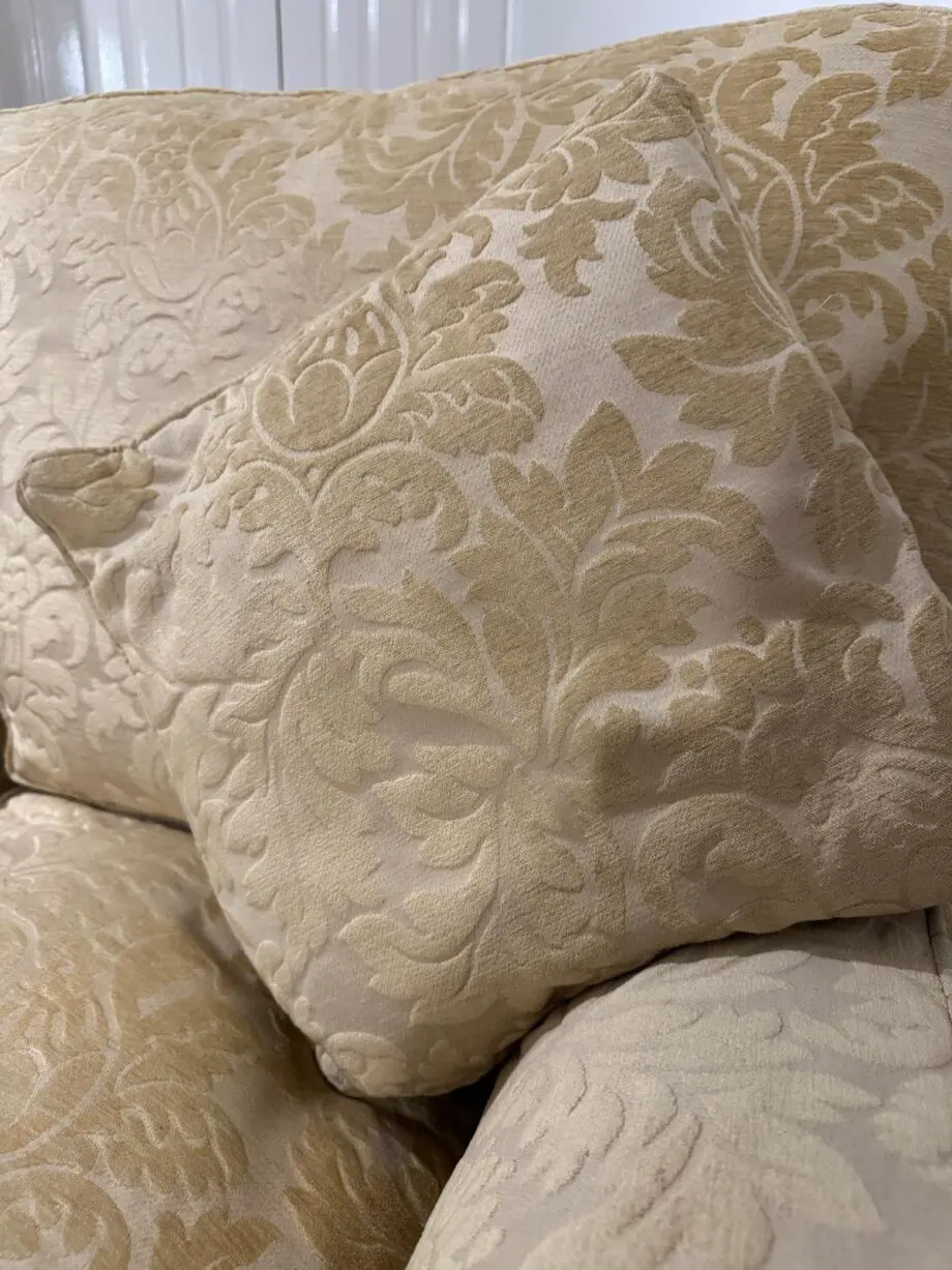 Multiyork Howard sofa, chairs and footstool in Glamour beige fabric
