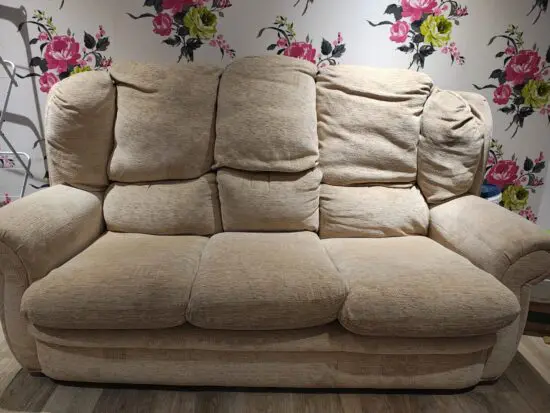 Biege 3 seater Sofa