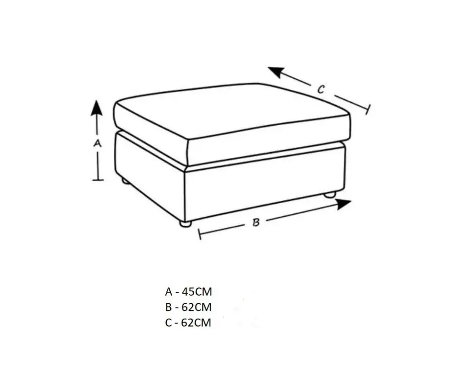4 seter sofa with footstool