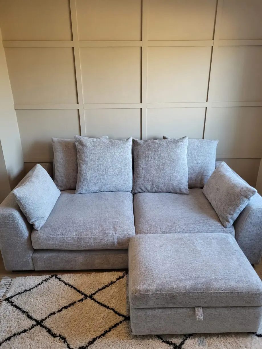 DFS Sanctuary 3-Seater Sofa & Storage Footstool