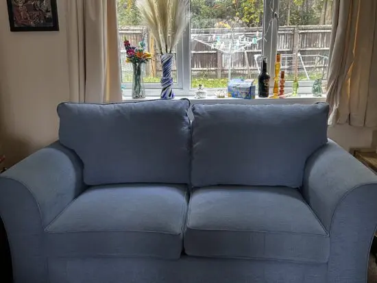 Sofasofa madrid blue 2 seater