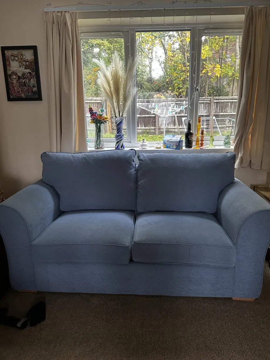 Sofasofa madrid blue 2 seater