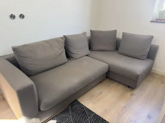 Camerich Grey L-shaped Corner Sofa