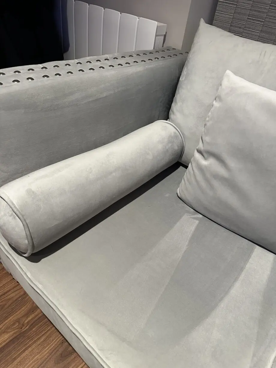 3pc Silver Grey Sofa Set Bundle