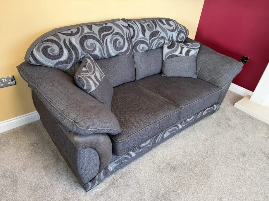 Pair of Grey 2-Seater Sofas
