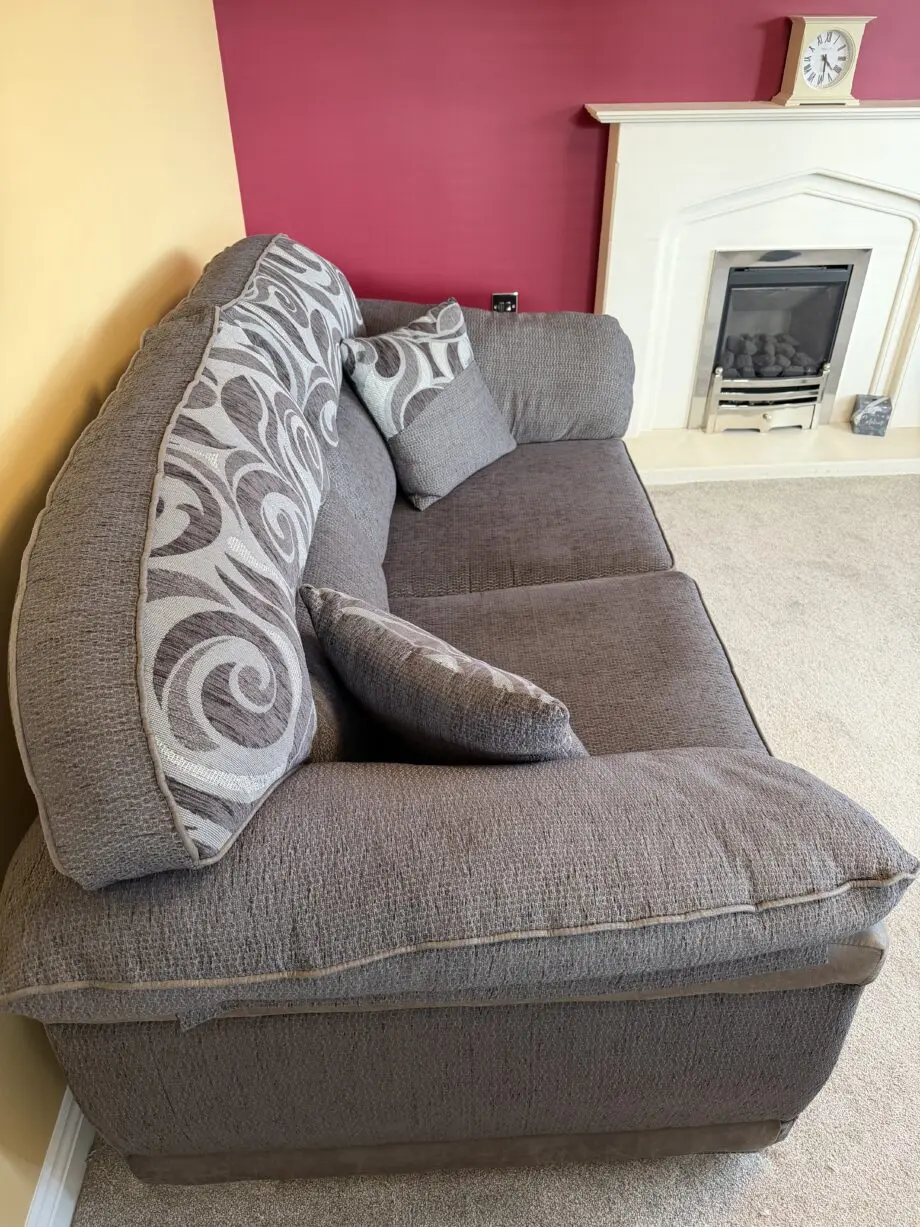 Pair of Grey 2-Seater Sofas