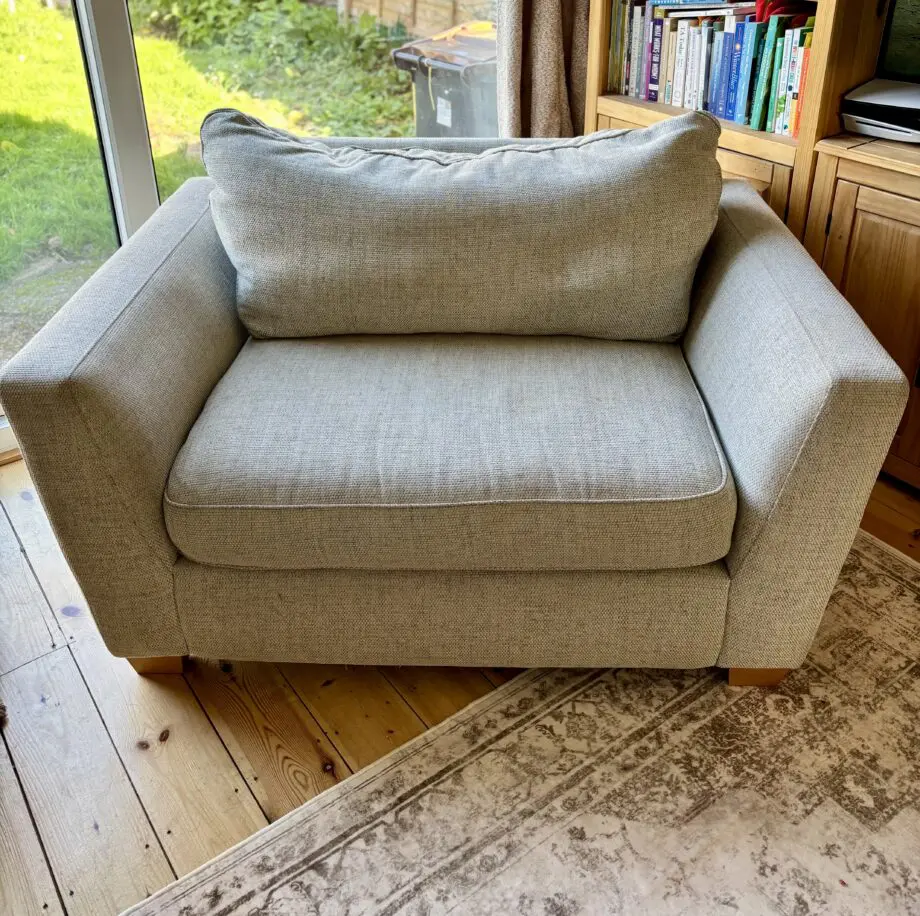 DFS Sophia Cuddler Sofa Pearl