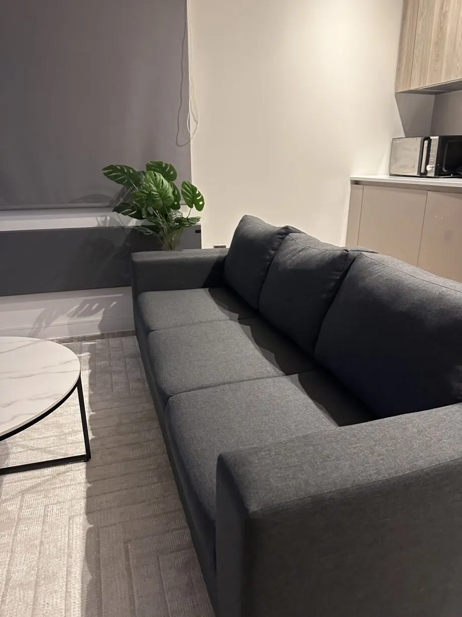 2-month old Charcoal 3 Seater Sofa