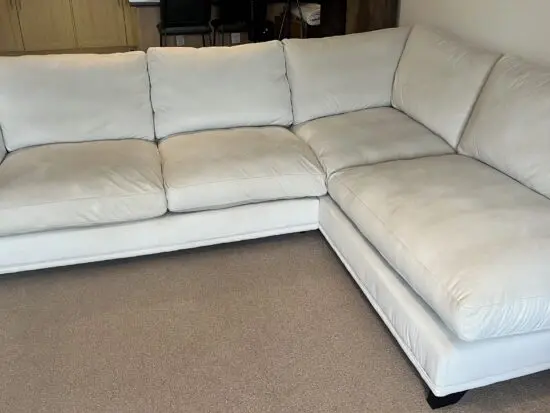 DFS emelia formal back corner sofa