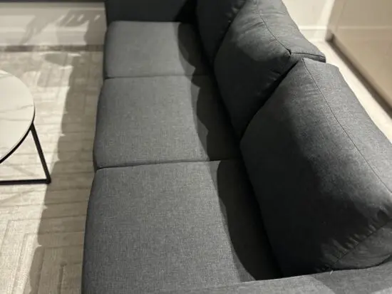 2-month old Charcoal 3 Seater Sofa