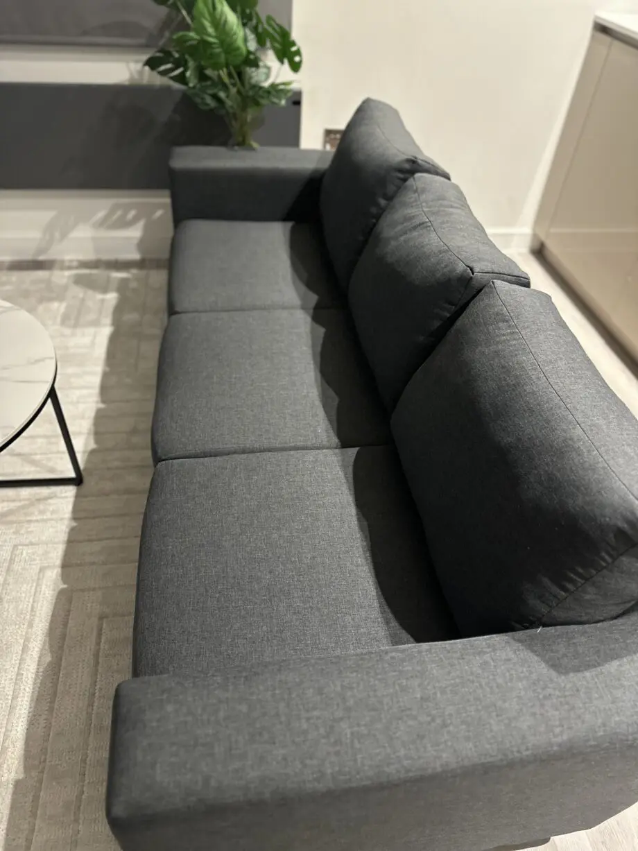 2-month old Charcoal 3 Seater Sofa