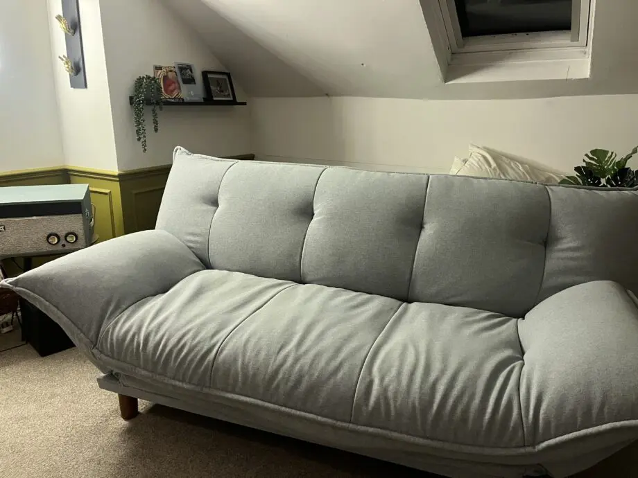 Clic Clac Grey Linen Sofa Bed