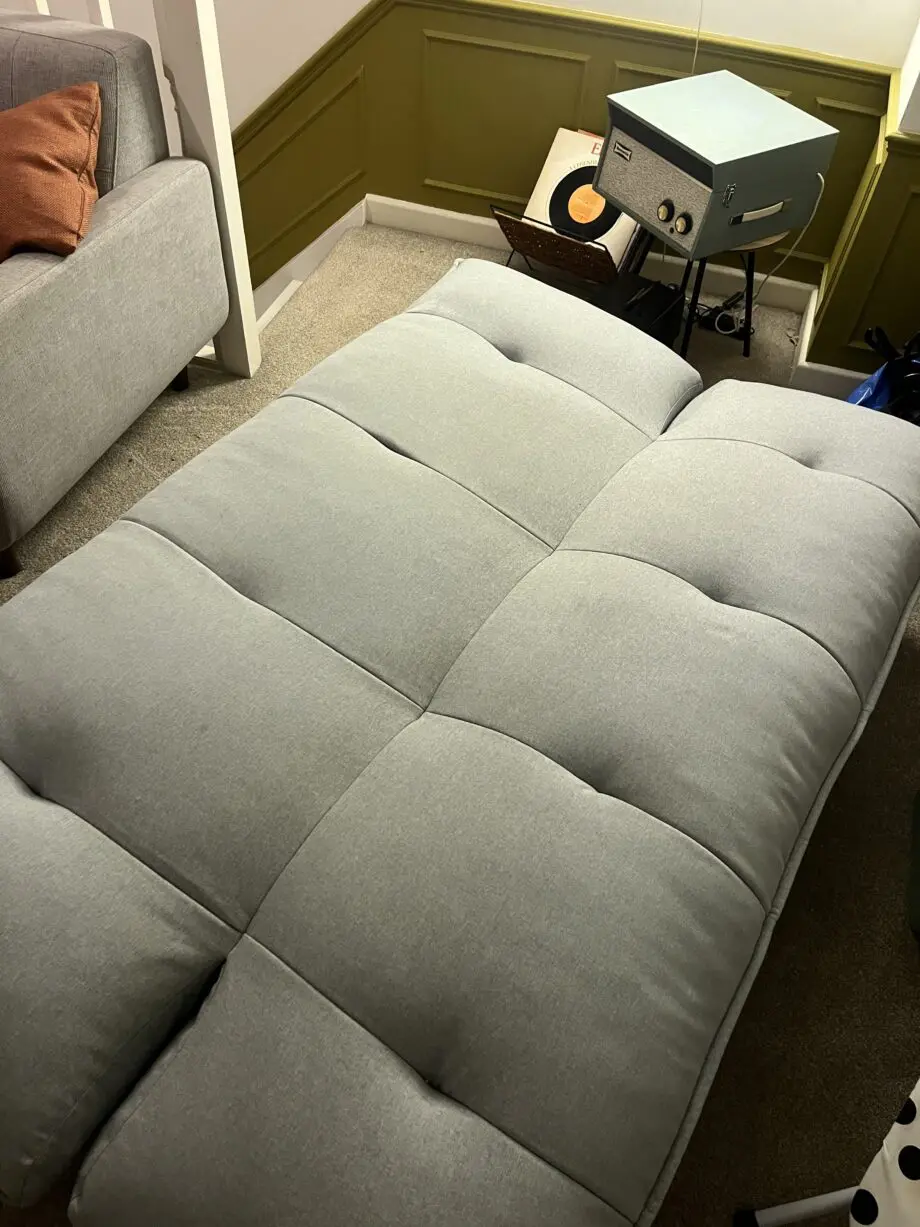 Clic Clac Grey Linen Sofa Bed