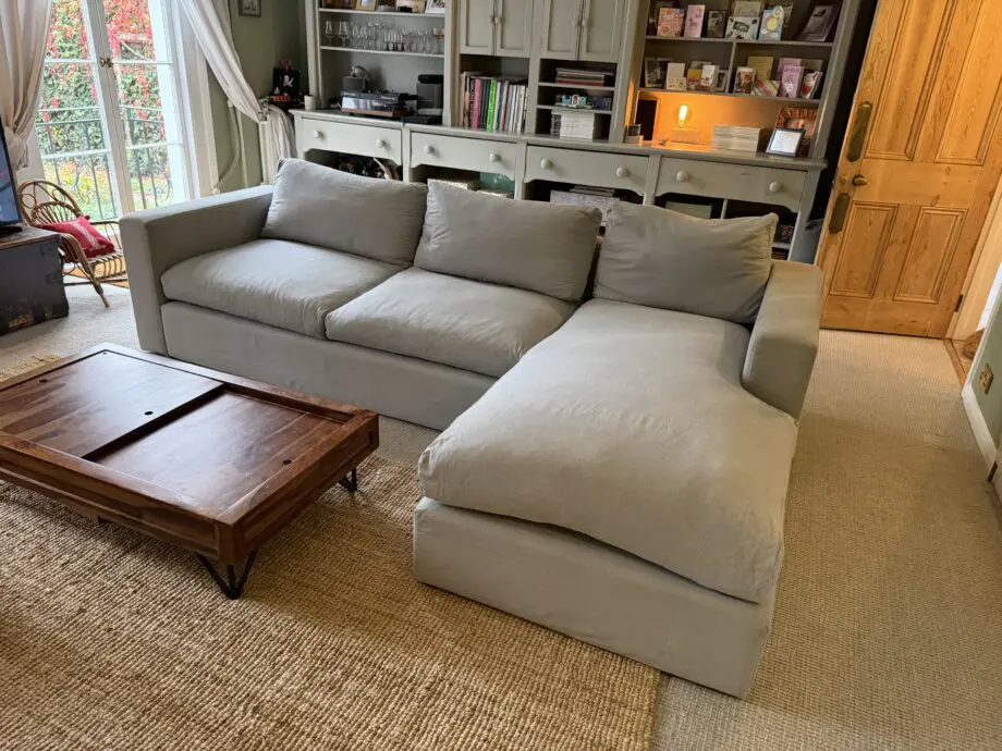 Sofa.com Right Hand 3 Seater Chaise Grey Sofa