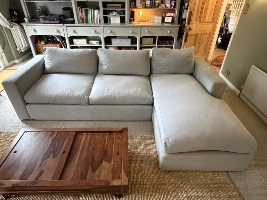 Sofa.com Right Hand 3 Seater Chaise Grey Sofa