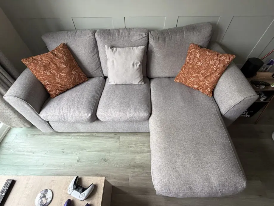 Celis Reversible Corner Sofa Chaise Ashley Silver