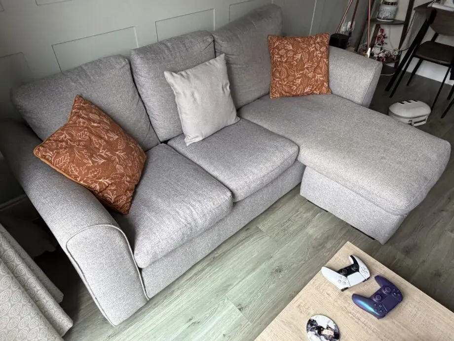 Celis Reversible Corner Sofa Chaise Ashley Silver