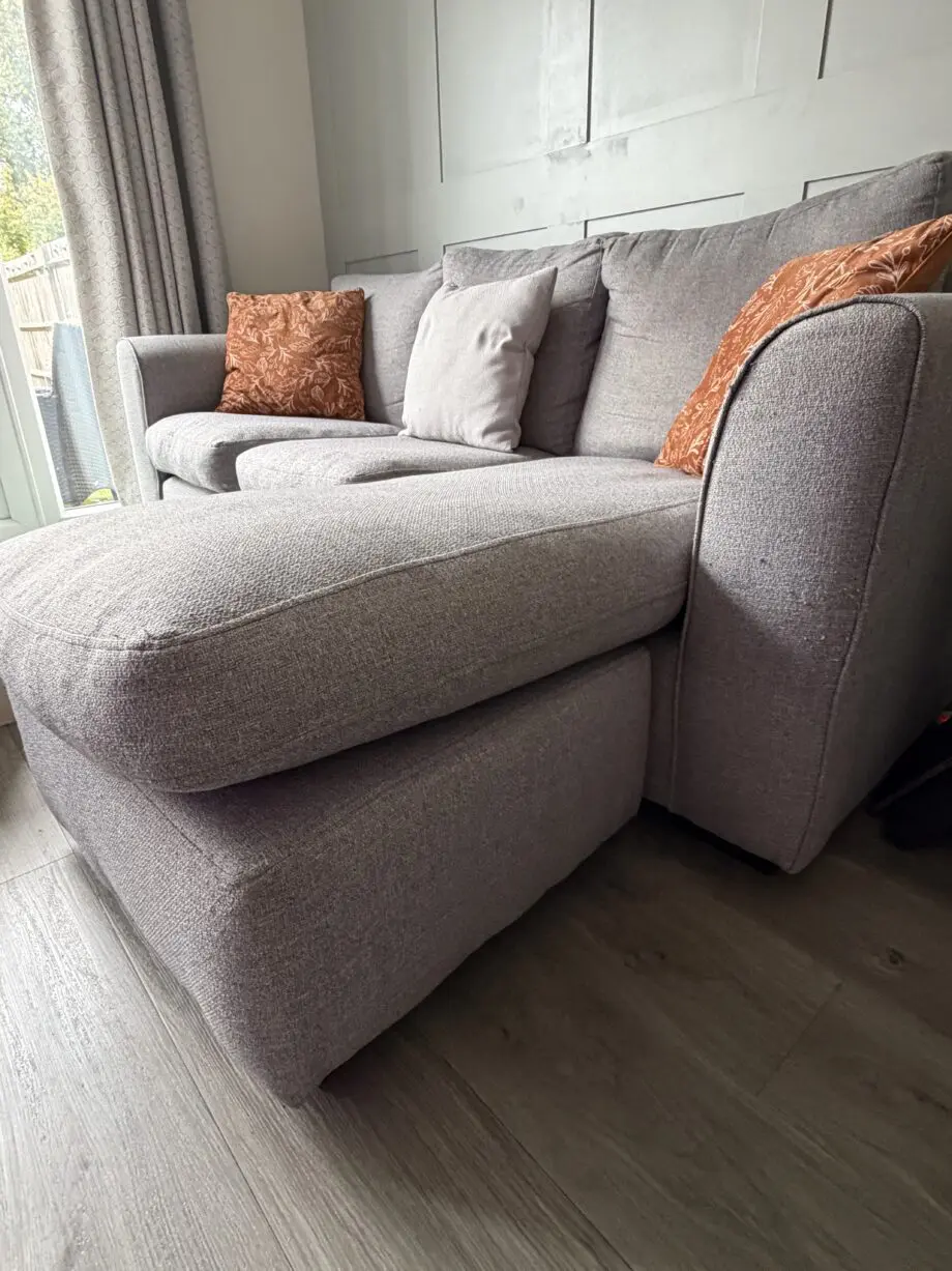 Celis Reversible Corner Sofa Chaise Ashley Silver